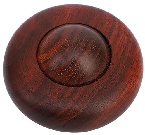 KOCKSHION Handmassageball zur Muskelentspannung und Stressabbau Braun Ergonomisch Geformt mit Glatter Oberfläche für Entspannende Handmassage Zuhause oder Unterwegs
