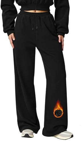 Neteson Pantalon Chandal Mujer Invierno Pantalones Forro Polar Deportivos | Termico Pantalon Jogger Cálidos Casual Sweatpants Deporte Fitness Jogging