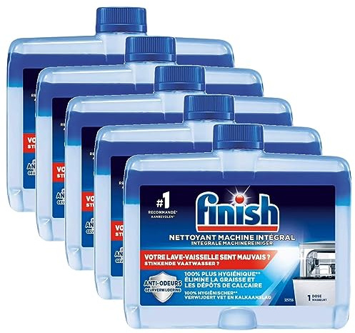 Finish Limpiador de máquina integral - Lote de 5 frascos de 250 ml