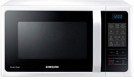 Samsung MW5000H Kombi-Mikrowelle MC2BH5013AW/EG mit Grill und Heißluft / 900 W / 28 L Garraum (Extra Groß) / 51,7 cm Breite / Power Defrost / 35 Automatikprogramme / Weiß
