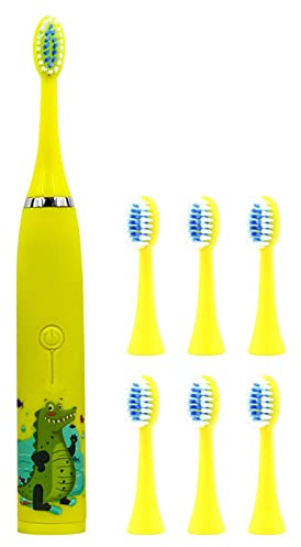 Cepillo de dientes eléctrico recargable para niños, ABS, una carga, para 45 días, para el baño, cepillo de dientes para niños