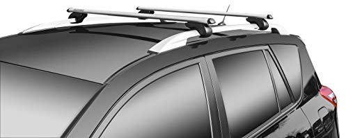 Set di Barre Portatutto UNIVERSALI in Alluminio da Tetto con railling alti (135cm)