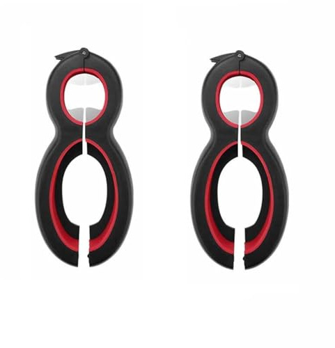 Apribottiglie 2 pezzi sei in uno apriscatole portatile multi funzionale apribottiglie antiscivolo apriscatole apriscatole