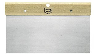 Japanspachtel rostfrei mit Holzgriffleiste Breite 300 mm