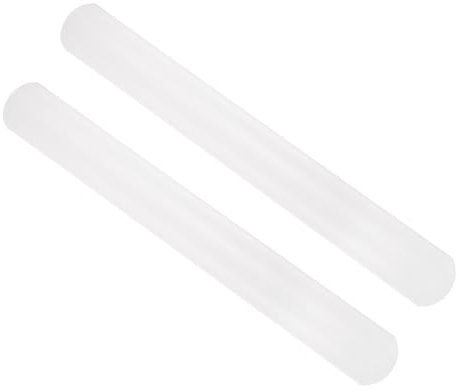 CoCud Mattarello Pasta Zucchero Lunghezza 12 Rullo Pasta Rullo Fondente Antiaderente Plastica PP Senza Manico - (APPlicazioni: Cucina Fai da Te) 2Pz
