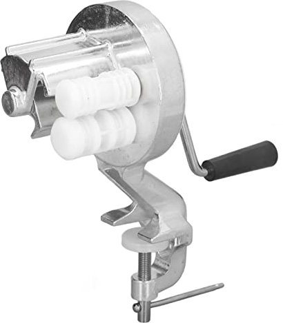 Cavatelli Maker Machine Aluminum Alloy Hand Operated Macaroni Maker Portable Noodle Press with Hand Crank for Kitchen Restaurant