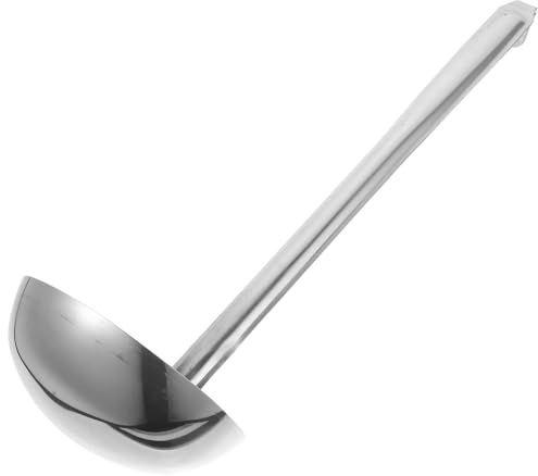 VALICLUD Suppenkelle Edelstahl Schöpfkelle Mit Langem Griff Hakengriff Zum Aufhängen Küchenutensil Für Suppe Servieren Portionieren
