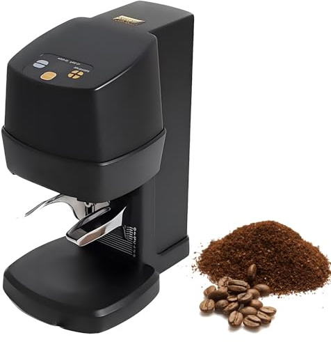 Electric Espresso Tamper, 58mm Automatic Coffee Press, Adjustable 22-66LBS Pressure, Depth Adjustable for Perfect Espresso, Compact Size 27x21x14cm