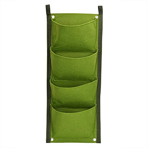 Ldafava Pianta verticale pianta verticale parete appesa giardino grow borse fioriera per erbe esterne interni fiori verdure materiale in feltro 70x30 cm