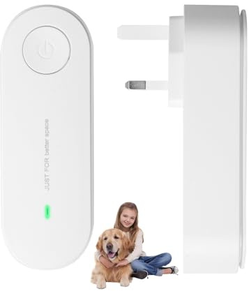 2 PCS Ionic Air Purifier Plug In UK Portable Plug In Air Purifiers Instant Air Purification Quiet Ioniser Suitable No Filter for XMAS gifts Bedrooms Toilets Living Rooms Bathrooms Closets Pet Rooms