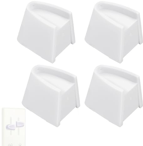 4pcs Dimmer Switch Knob Replacement, Ceiling Fan Speed Control Slider Knobs Light Control Dimmers Replacement Compatible with Lutron Skylark (White)