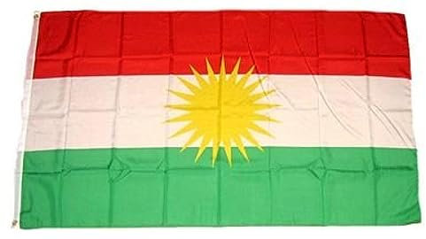 FLAGGENMAE Flagge Fahne Kurdistan 90 x 150 cm