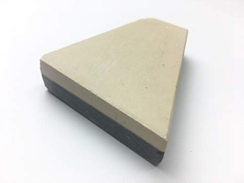 Piedra de afilar amarilla Brocken belga tamaño 1 (12-18 cm²) afilador de cuchillos