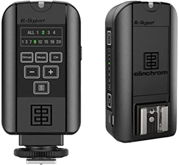 Elinchrom Flash Trigger and Receiver Skyport Universal Plus Set,Black | 2.4 GHz radio triggers with 16 channels and 656' range for speedlights, studio flash and remote power control
