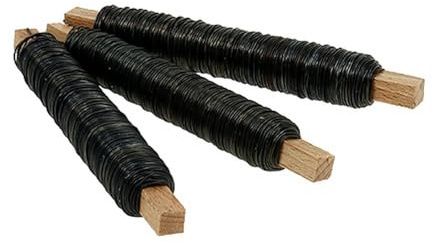 Bindedraht, Wickeldraht, Blumendraht, Draht blau/schwarz geglüht, Stärke 0,70mm (1)