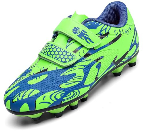 Unitysow Scarpe da Calcio Ragazzi Professionale All'aperto Sportivo Scarpe da Allenamento Bambini Teenager Scarpe Calcetto Spike Tacchetti
