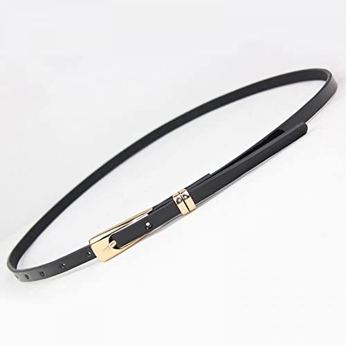 CHANYI Gürtel für Damen Kleid Frauen Gürtel Mode Thin Pu Leder Gürtel Weiblich Rot Braun Schwarz Schwarz Weiß Gelb Taillengürtel Für Frauen Dress Strap