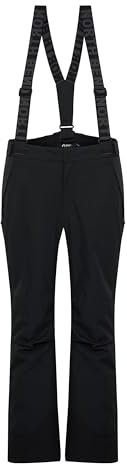 NORTH BEND NBHilfried Herren Skihose wasserdicht Winddicht atmungsaktiv Schneehose Winterhose mit Wassersäule 10000mm W-PRO Wetterschutzsystem, Größe:2XL, Farbe:Black (1001)