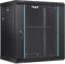 VEVOR Gabinete para servidor de red montaje en pared de 12U, 15,5 gabinete en rack para servidores 200 lbs con paneles laterales de puerta de vidrio con cerradura para equipos de TI, dispositivos A/V