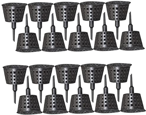 POPETPOP 30pièces Boîtes à Engrais Plastique Réutilisables Grand Format Avec Couvercle Accessoires De Jardinage Résistants Pour Pots Et Bonsaïs Protection Vent Et Animaux