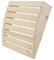 Tyenaza Cuscino in Legno, Poggiatesta in Legno, Pratico E Confortevole Cuscino per Sauna Poggiatesta Accessori per Sauna 14,6X15,4X3,9 Pollici
