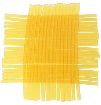 HeißKlebestifte Heißklebestifte mit starker Viskose, 7 mm x 200 mm, transparent/gelb, for Reparaturzubehör, 100 Stück FüR Heimwerken Reparieren