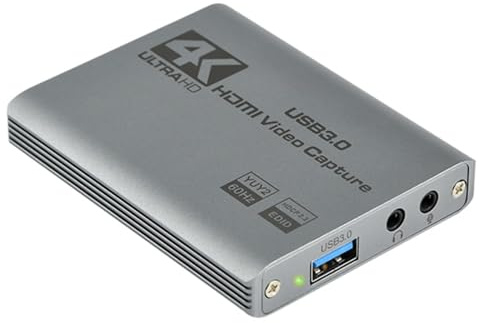 WASTEBIN Videoaufnahmekarte USB3.0 Zu HDTV USB Videoaufnahmegerät Konvertieren Sie Digitale Für PC Laptop Spiele