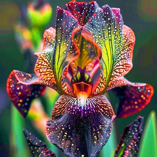 Rapid Growth iris Bulbs UK Hardy Perennial,Wedding Flowers,Garden Flowers,Plant Bulbs-4bulbs-g