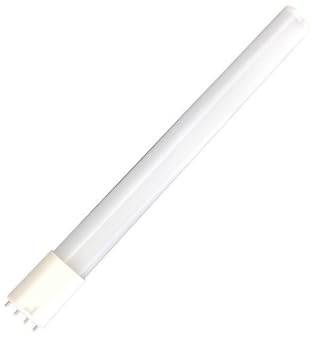 Lot de 4 Lampes LED AC85-265V 18W 410mm 2G11 360° Tube Haute luminosité(Natural White)