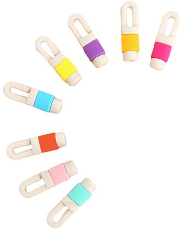 COHEALI 8 Pezzi Organizzatore per Cavi Auricolari Avvolgicavo Riutilizzabile per Cuffie e USB Protezione Cavi Multifunzione per Casa Viaggio e Lavoro Colori Casuali Colore