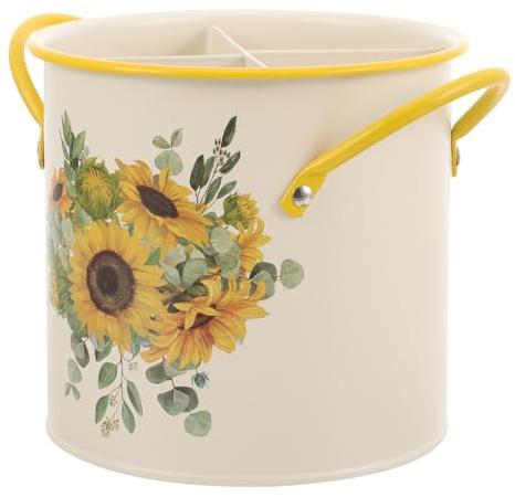 OSALADI Soporte para Palillos de Cocina Vintage, Porta Cubiertos Grande y Resistente, Organizador de Utensilios de Mesa Diseño Decorativo para Uso Doméstico y Almacenamiento en Encimeras