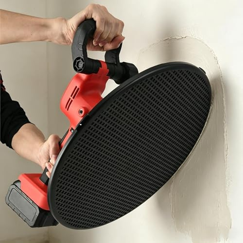 Cazzuola elettrica con motore interamente in rame da 1680 W Levigatrice per pareti 6 velocità variabili Macchina per la finitura di superfici per gesso cemento malta stucco