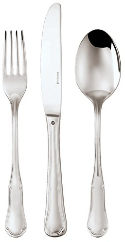 Sambonet 52597-81 Besteck-Set, 24-teilig, Kollektion Petit Baroque, Edelstahl