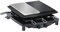 Steba Made in Germany Raclette, Antihaft-Druckguss-Grillplatte, Natursteingrillplatte, 8 emaillierte Pfännchen, Grillfläche insgesamt 29 x 29 cm, RC 4 Plus Deluxe