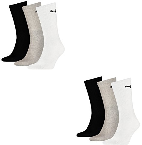 PUMA Quarter Sneakersockor sport unisex vuxen., svart, 43-46 EU