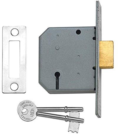 Union Locks 2177, Serratura a mortasa, a 3 leve, con punto morto