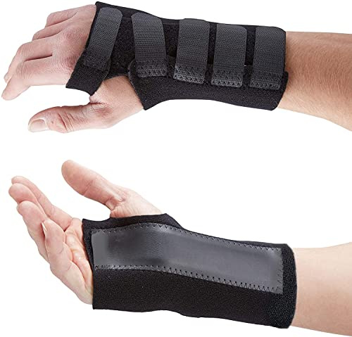 Actesso Advanced Wrist Support Brace - Carpal Tunnel Splint - Relieves Wrist Pain, Sprains, Tendonitis and RSI (Medium Left)