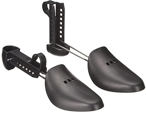 HIMRY 4 paires Embauchoirs ajustable pour Femmes, réglable Chaussures civière en Plastique, chaussure brancard universel chaussure shaper, pour Taille EU 34-41, noir, KXB6003 black-F-4x