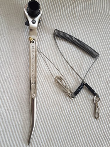 Scaffolding Ratchet Spanners Tools 19&21,17&21,19&24 mm with BBI Safety Tools Lanyard (1721+Lanyard)