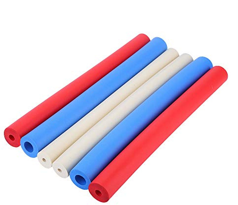 Noodles Foam,6 Pieces Foam Tubing Utensil Padding Grips Spoon Fork Round Hollow Closed Cell Tube Cut to Length Provides Wider Larger Grip Pipe Tool for Disabled or Elderly