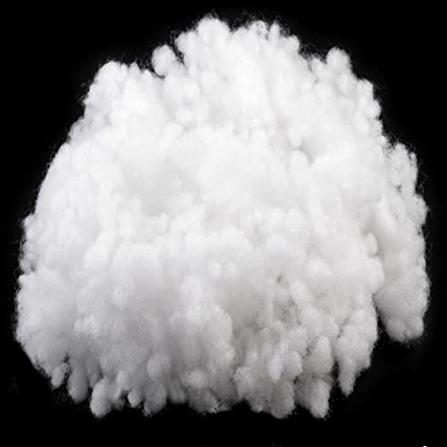 Faserbällchen 4 kg, Kissenfüllung aus Polyester | Ca. 200 Liter Volumen, silikonisiert und bauschig – für Kuscheltiere, Puppen und Bastelarbeiten, waschbar bis 95 °C