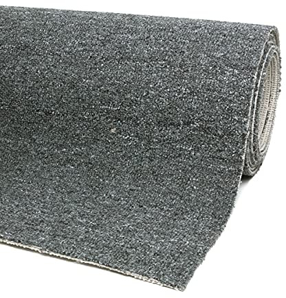 andiamo Teppichboden Henry - Auslegware Meterware Bodenbelag in Schlingenstruktur 200 x 250 cm Anthrazit