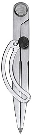 caihuashopping Zirkel Abstand Kompass Einstellbare Leder Craft Rotating Mathe-Geometrie-Set mit Lock-Precision-Briefpapier Durable for Schüler der Sekundarstufe Geometriezirkel (Color : 150mm)