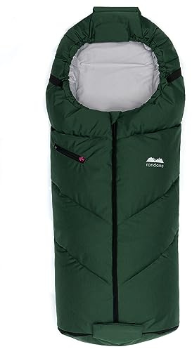 Rondane Frost Daunenfußsack, Winterfußsack, Blaubär | Kinderhaus Blaubär: wasserdicht, windabweisend & gemütlich, mit integrierter Aufbewahrungstasche