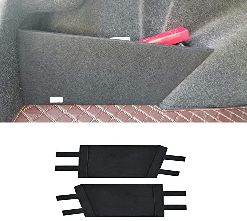 WOLEN 2 Piezas Tablero Divisor Lateral del Organizador Maletero Trasero de Coche para Skoda Rapid 2012-2019, ParticióN de Maletero Almacenamiento Organizador Accesorios