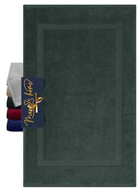 Marie´s Home lyxig badrumsmatta M klassisk för duschkar och WC 1612.2351, 1 styck – 50 x 80 cm, antracit