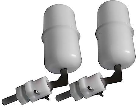 4 Stück einwegrasierer wasserreiniger trinkhut adapter für wasserhahn schwimmertränke schwimmerkugel faucet taps Schwimmerventil schwimmendes Ventil Schalter Zubehör Kugelhahn Weiß