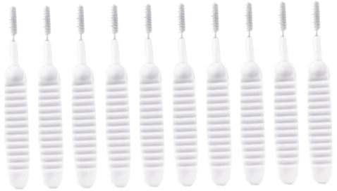 Gogogmee 10pcs Shower Head Cleaning Brush Set Small Head for Deep Cleaning Hard-to-Reach Areas and Kitchen Bathroom Use