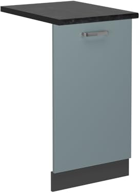 Vicco Coperchio per lavastoviglie R-Line, Grigio-blu, 45 cm, PL Antracite