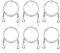 6 Piezas Cable de Colgar de Acero Inoxidabl – cables para colgar cuadros – Ajustable Cuerda – Cable de Acero Inoxidable para Colgar Cuadros Ropa Luces – Soporta Hasta 30 Kg (1.5mm x 2m)